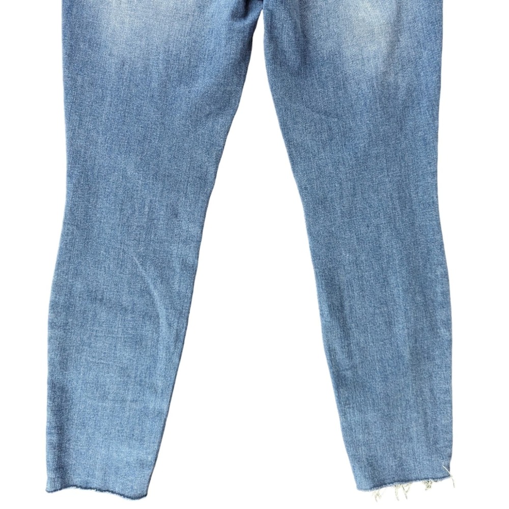 Lucky Brand High Rise Skinny Bridgette Ankle Jeans  Raw Hem Button Fly Women's 4 - Picture 7 of 11